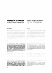 Alejandro Zaera - Salvando las Turbulencias: Entrevista con Alvaro Siza