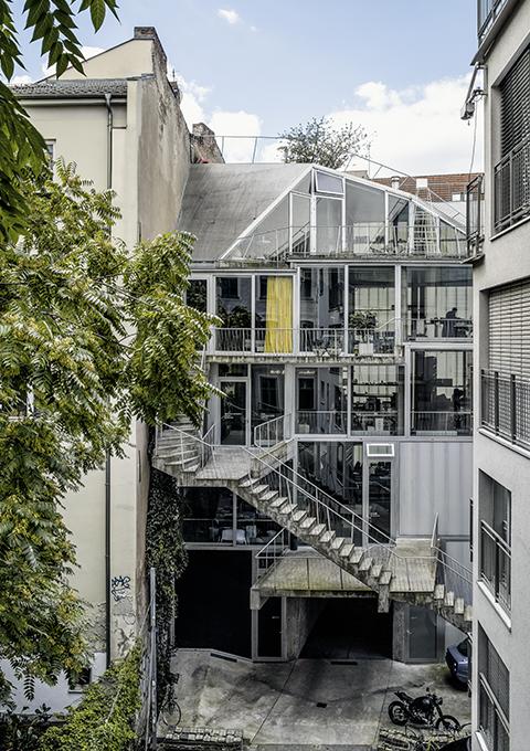 Brandlhuber+ - Brunnenstraße 9, Galería y Estudios