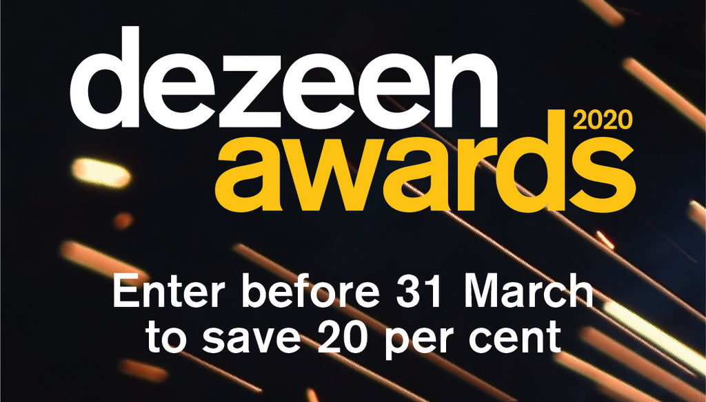 Los Dezeen Awards 2020 ya están abiertos a inscripciones