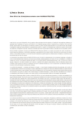 A Hard Line. Two Days of Conversations with HARQUITECTES, by Cristina Díaz Moreno y Efrén García Grinda