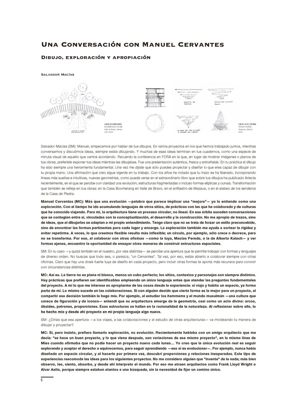 A Conversation with Manuel Cervantes. Drawing, Exploration and Appropriation, by Salvador Macías