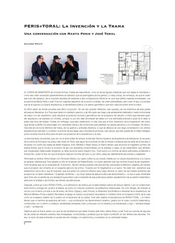 The Exception to the Rule. System, Variation and Inhabiting, by Marta Peris and José Toral