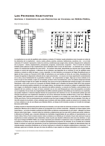 The First Inhabitants, System and Context in PERIS+TORAL's Housing Projects, by Pier Vittorio Aureli