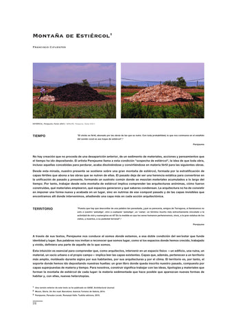 Montaña de estiercol, por Francisco Cifuentes