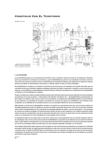 Construir con el territorio, por Albert Cuchí