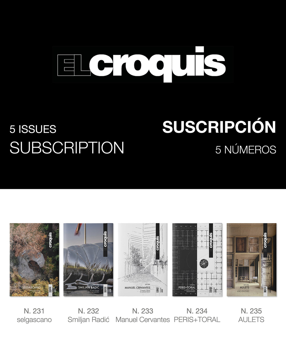 El Croquis Print Subscription