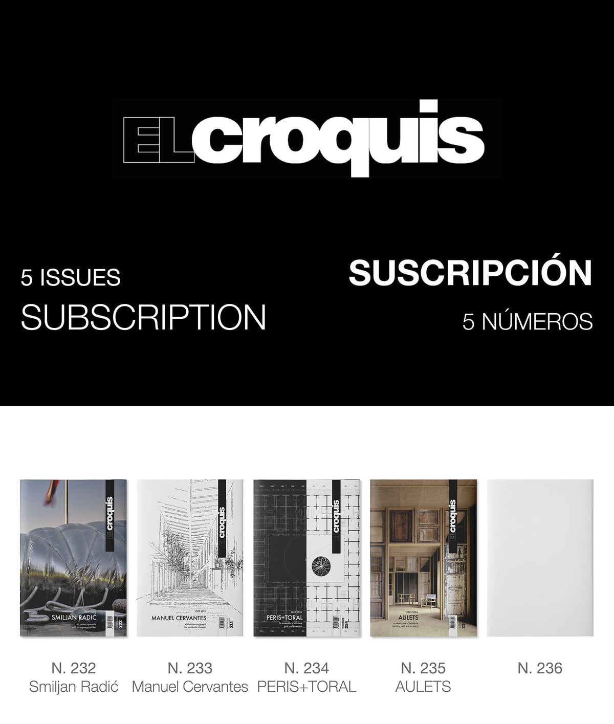 El Croquis Print Subscription