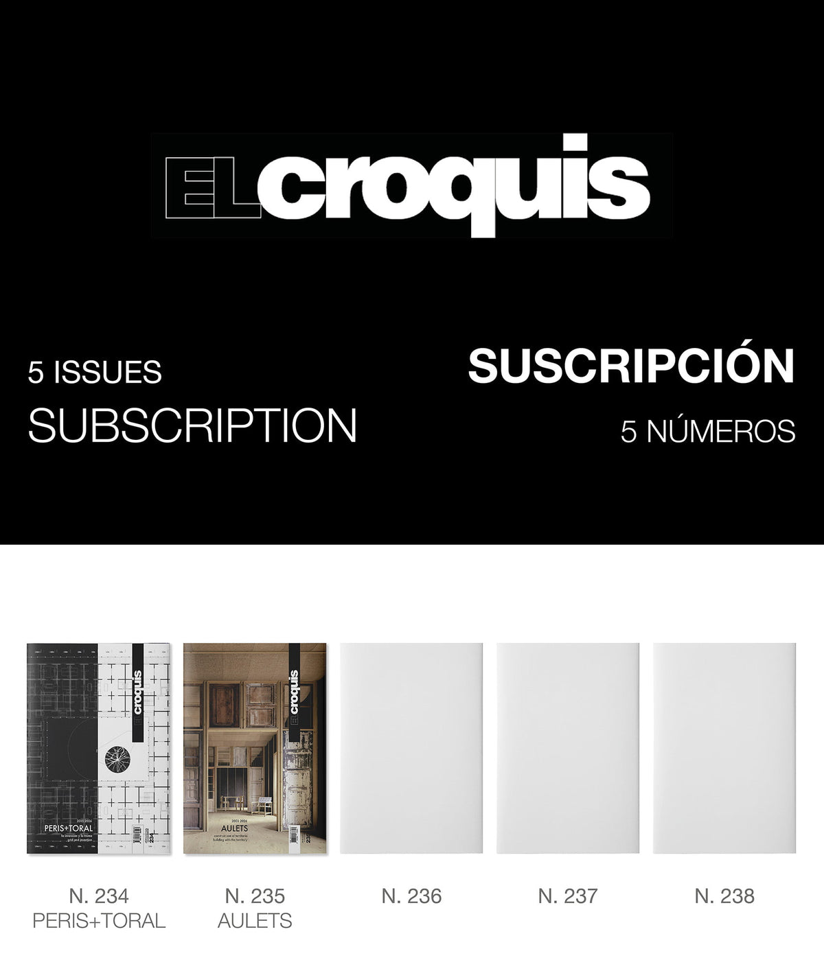 El Croquis Print Subscription