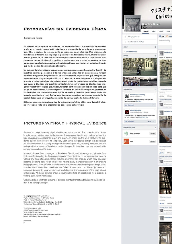 Christian Kerez - Fotografías sin evidencia física