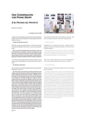 Beatriz Colomina - Una conversación con Frank Gehry [I] El proceso del proyecto El Croquis