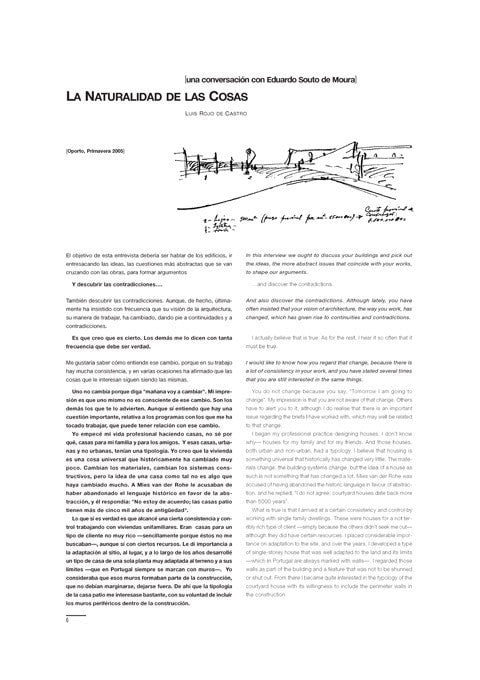 Luis Rojo de Castro - La naturalidad de las cosas. Una conversación con Eduardo Souto de Moura