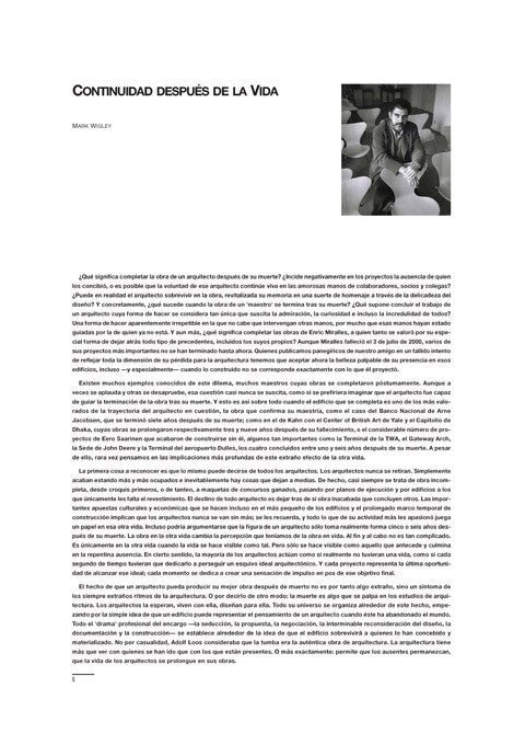 Mark Wigley - Continuity After Life