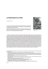 Juan Antonio Cortés - La complejidad de lo real El Croquis