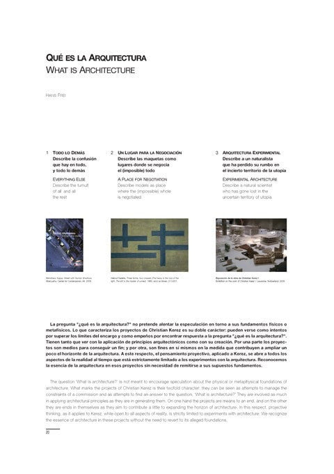 Hans Frei - What Is Architecture