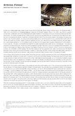 Juan Antonio Cortés - Formas Fuertes El Croquis