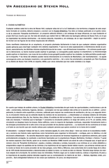 Thomas De Monchaux - Un abecedario de Steven Holl El Croquis