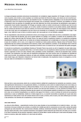 Luis Martínez Santamaría - Medida Humana El Croquis