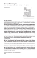 Pier Vittorio Aureli - Forma y resistencia. Una conversación con Caruso St John El Croquis