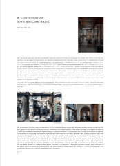 Enrique Walker - Una Conversación con Smiljan Radić (2)