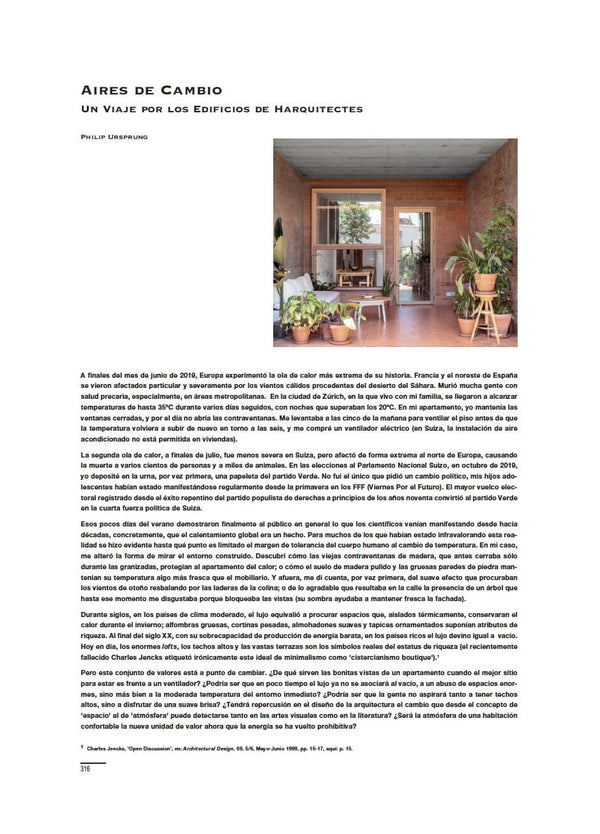 Winds of Change. A Journey Through the Buildings of Harquitectes, by Philip Ursprung