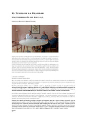 Inmaculada Maluenda y Enrique Encabo - El Tejido de la Realidad. Una Conversación con Bijoy Jain