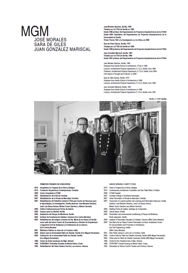 Francisco González de Canales - Restoring Sociability. A Conversation with Morales, Giles, Mariscal