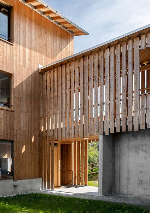 Burggarta. Housing Complex in Valendas - Gion A. Caminada
