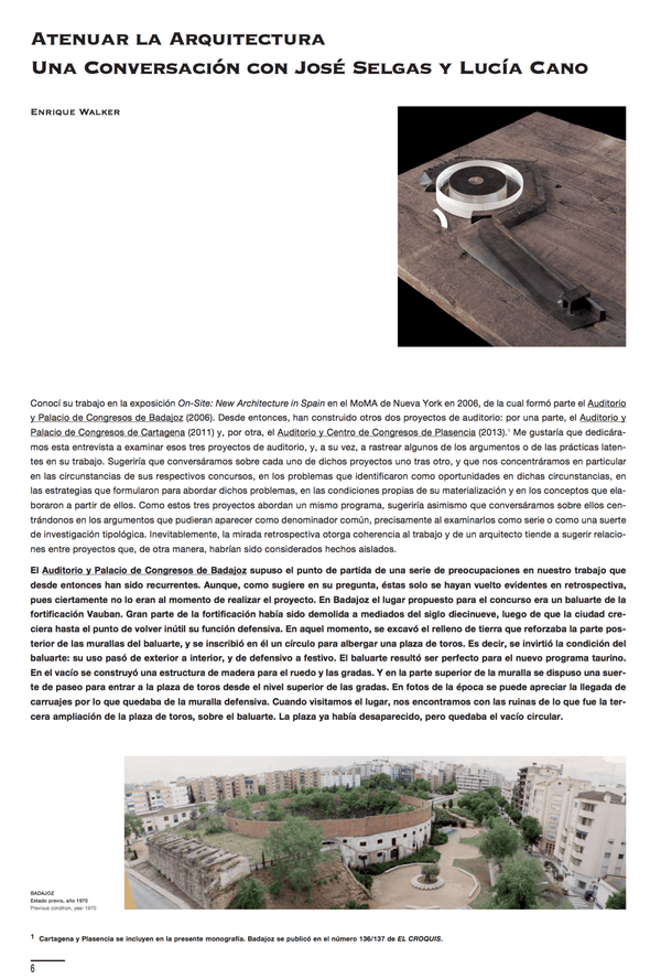 Enrique Walker - A Conversation with José Selgas and Lucía Cano