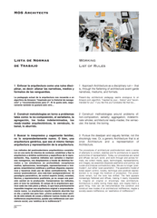 MOS - Lista de Normas de Trabajo El Croquis