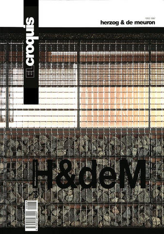 アート・デザイン・音楽 El Croquis 60 Herzog & de Meuron 83-93 アート・デザイン・音楽 El Croquis 60 Herzog & de Meuron 83