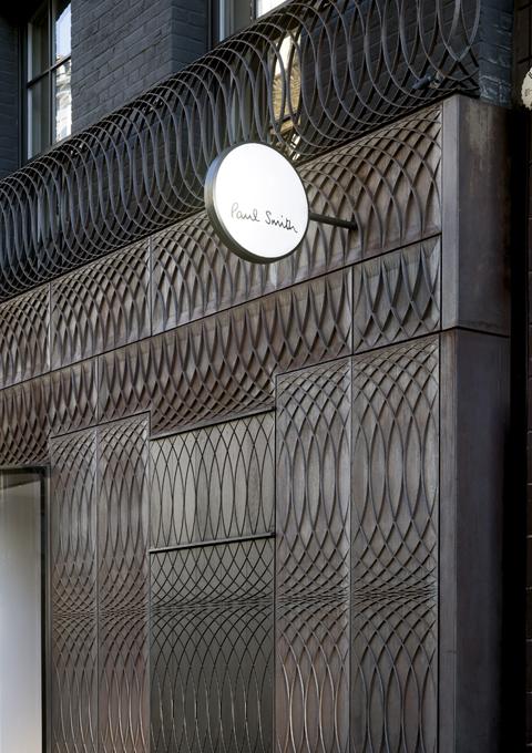 6a architects - Fachada de la tienda Paul Smith
